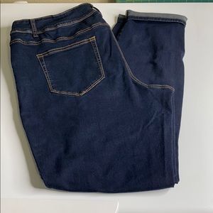 Dark Wash Stretchy Jeggings Sz 22